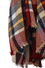 Load image into Gallery viewer, Plaid Pattern Scarf - FabBossBabe
