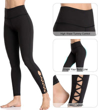 Load image into Gallery viewer, Luxe Yoga Pants Fitness Leggings - FabBossBabe
