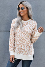 Load image into Gallery viewer, Leopard Print Loose Fit Sweatshirt - FabBossBabe
