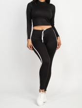 Load image into Gallery viewer, Gigi Crop Top &amp; Leggings Set - FabBossBabe
