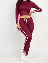 Load image into Gallery viewer, Gigi Crop Top &amp; Leggings Set - FabBossBabe
