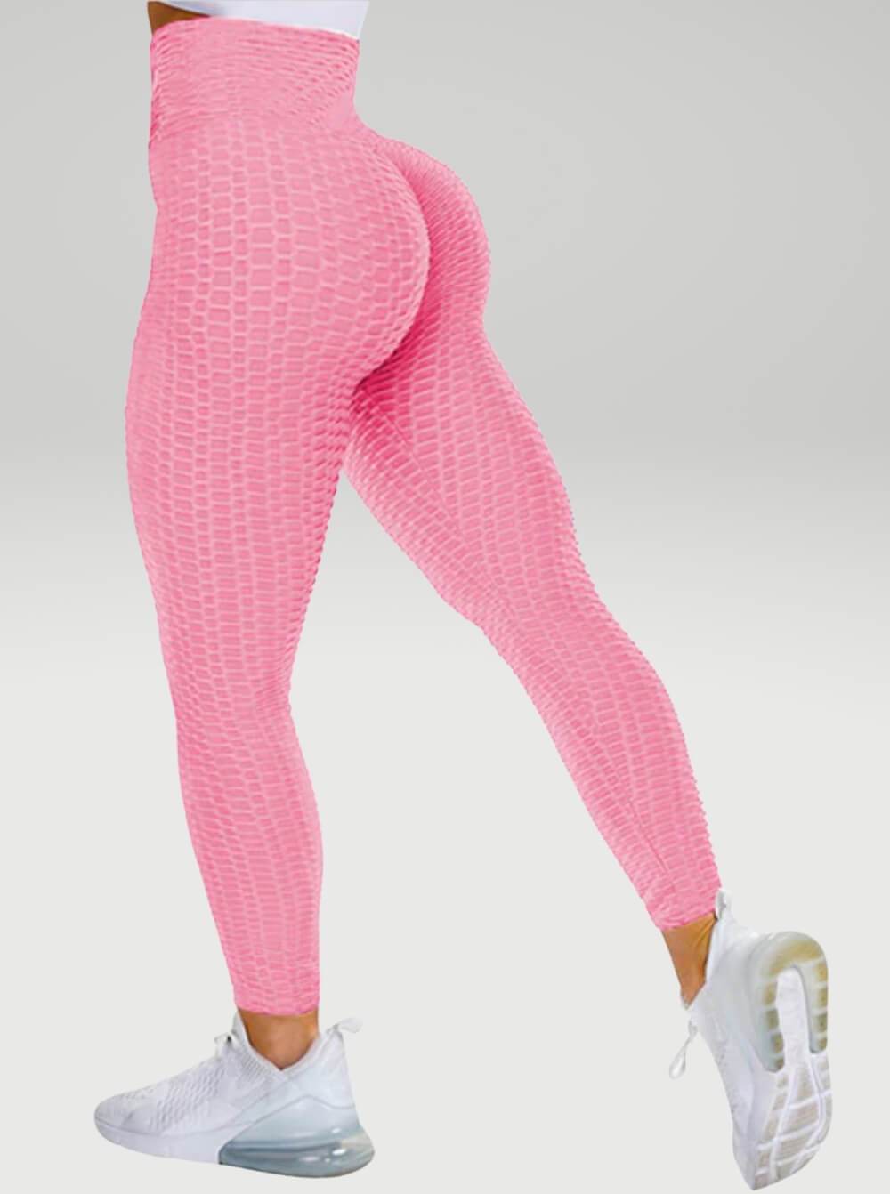 Buy Athena Yoga Pants High Waist Workout Leggings Active Flex Butt Push Up  Leggings E0074 (M) Black at Amazon.in