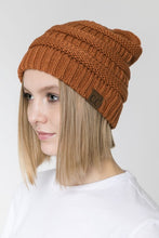 Load image into Gallery viewer, Cable Knit Beanie - FabBossBabe
