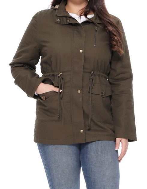 Olive Curvy Babe Jacket - FabBossBabe