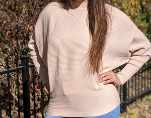 Mock Dolman Sweater - FabBossBabe