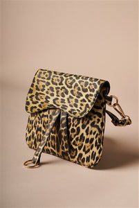 Leopard Print Retro Crossbody Bag - FabBossBabe