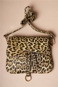 Leopard Print Retro Crossbody Bag - FabBossBabe