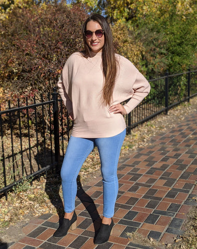 Mock Dolman Sweater - FabBossBabe