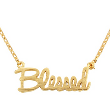 Load image into Gallery viewer, Blessed Pendant Necklace - FabBossBabe

