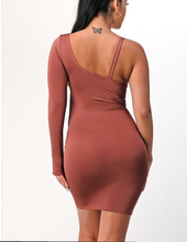 Load image into Gallery viewer, Solid Mini Dress Bodycon Fit - FabBossBabe
