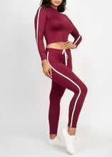 Load image into Gallery viewer, Gigi Crop Top &amp; Leggings Set - FabBossBabe
