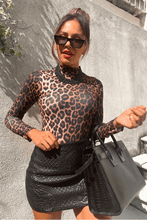 Load image into Gallery viewer, Cardi B Leopard Print Bodysuit - FabBossBabe
